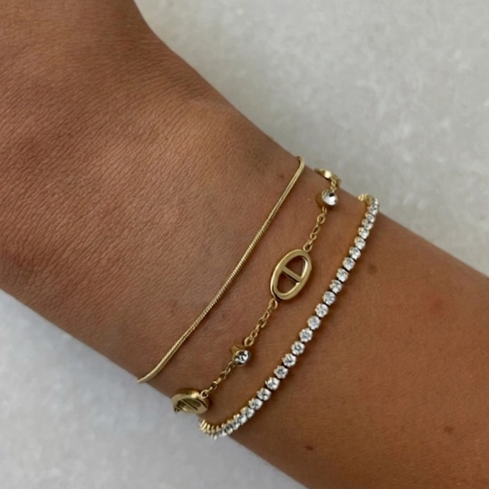 BRACELET MAILLE MARINE