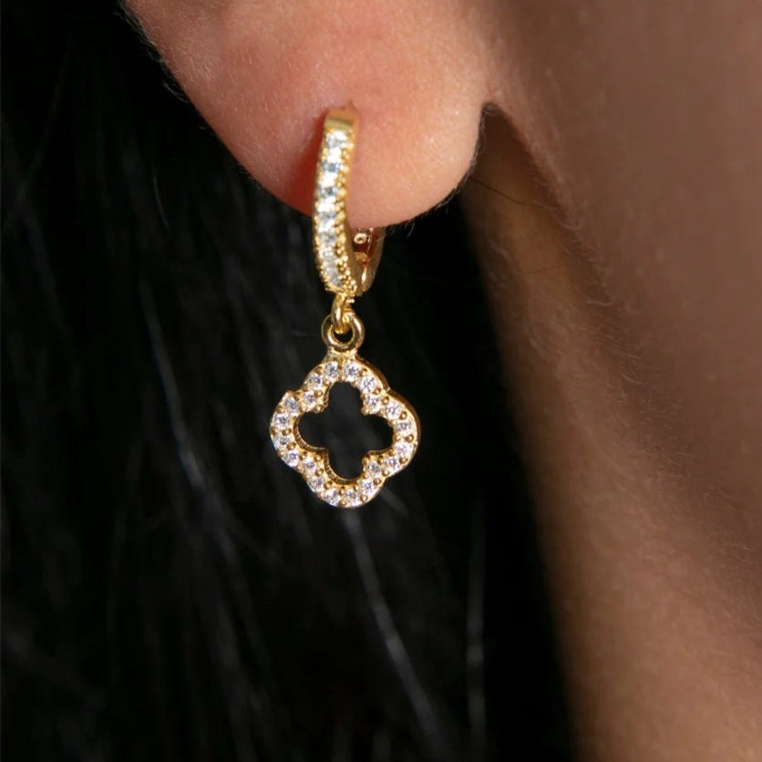 BOUCLES D'OREILLES TRÈFLE