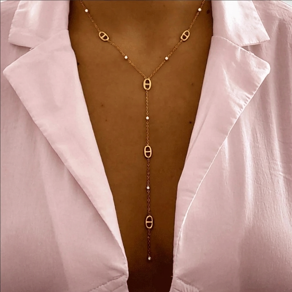 COLLIER Y MAILLE MARINE