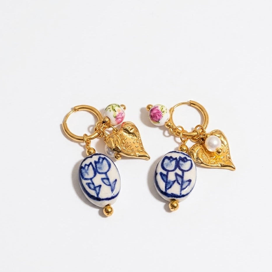 BOUCLES D'OREILLES TULIPES